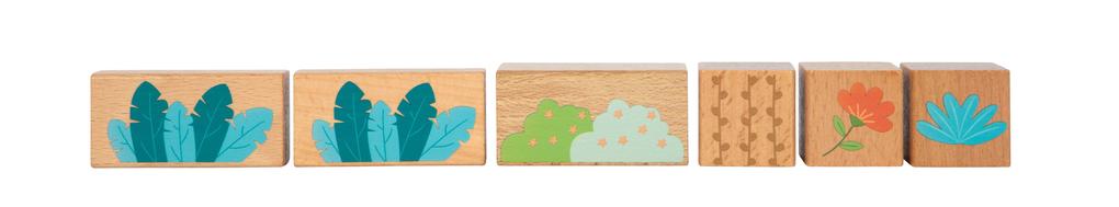 Weitere Ansicht: Holzbausteine "Jungle Friends"