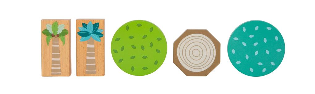 Weitere Ansicht: Holzbausteine "Jungle Friends"