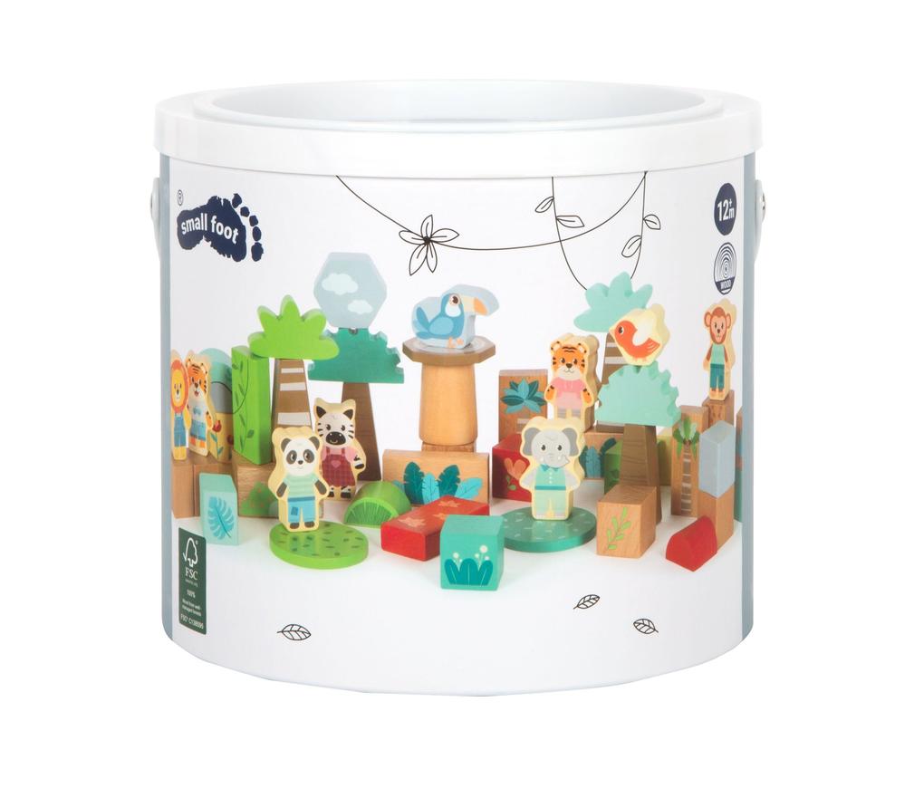 Weitere Ansicht: Holzbausteine "Jungle Friends"