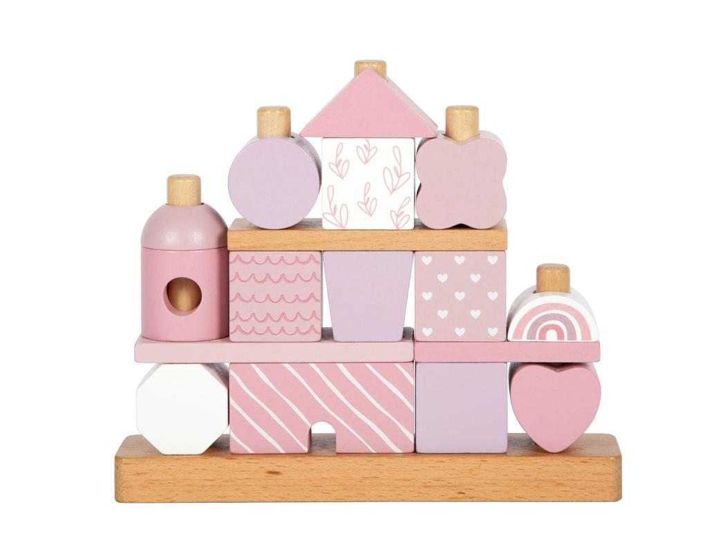 Weitere Ansicht: Stapelhaus rosa