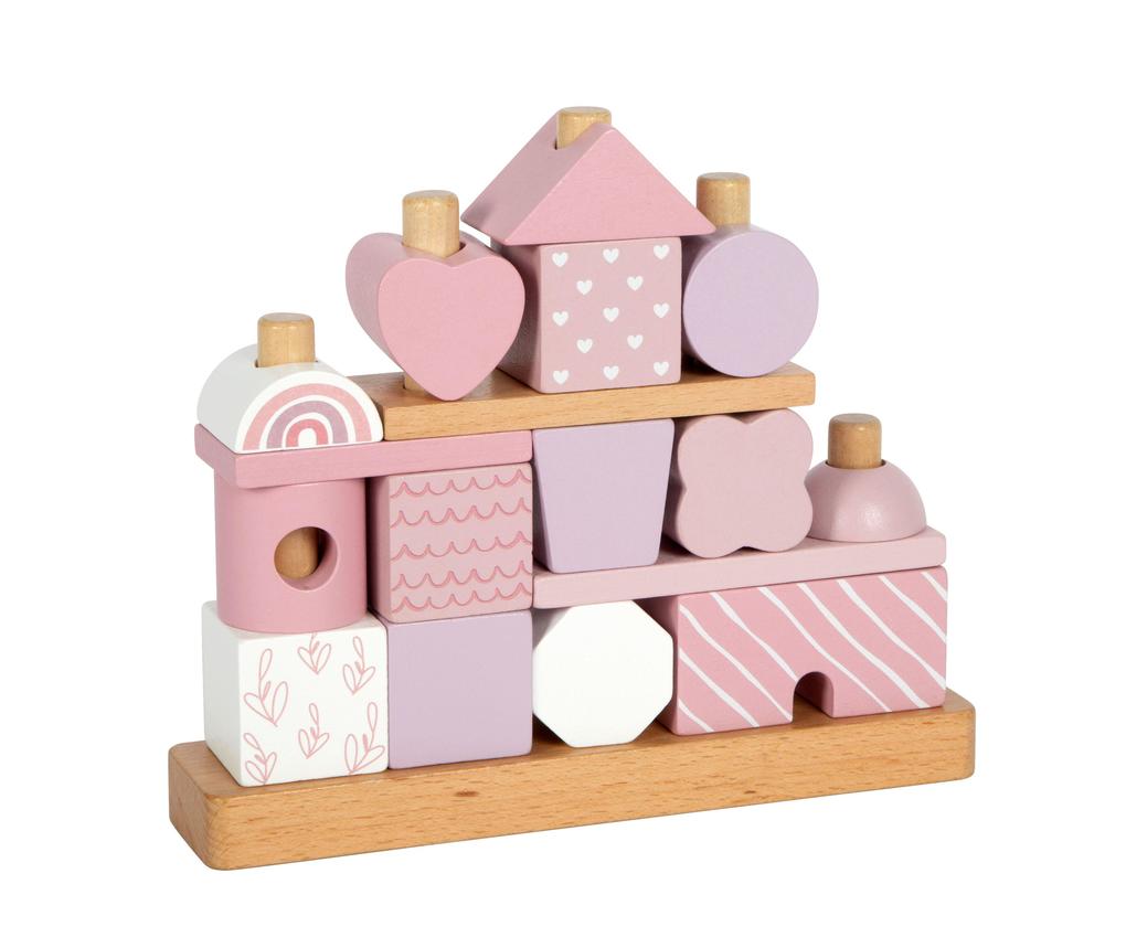 Weitere Ansicht: Stapelhaus rosa