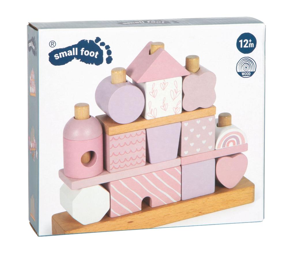 Weitere Ansicht: Stapelhaus rosa