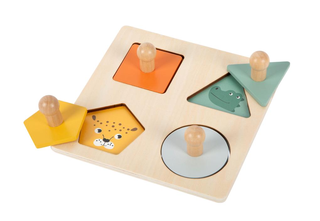 Weitere Ansicht: Montessori Setzpuzzle Formen und Motive