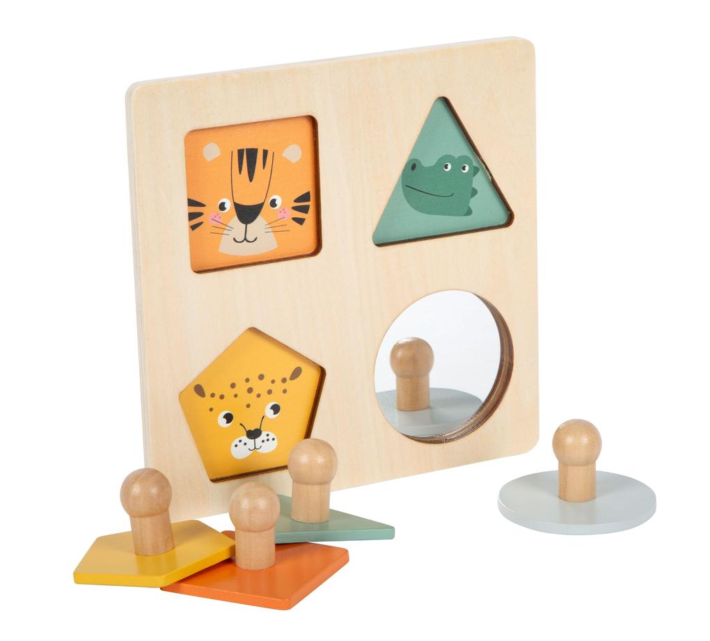 Weitere Ansicht: Montessori Setzpuzzle Formen und Motive