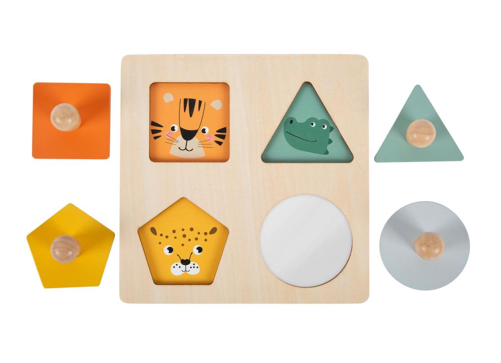 Weitere Ansicht: Montessori Setzpuzzle Formen und Motive