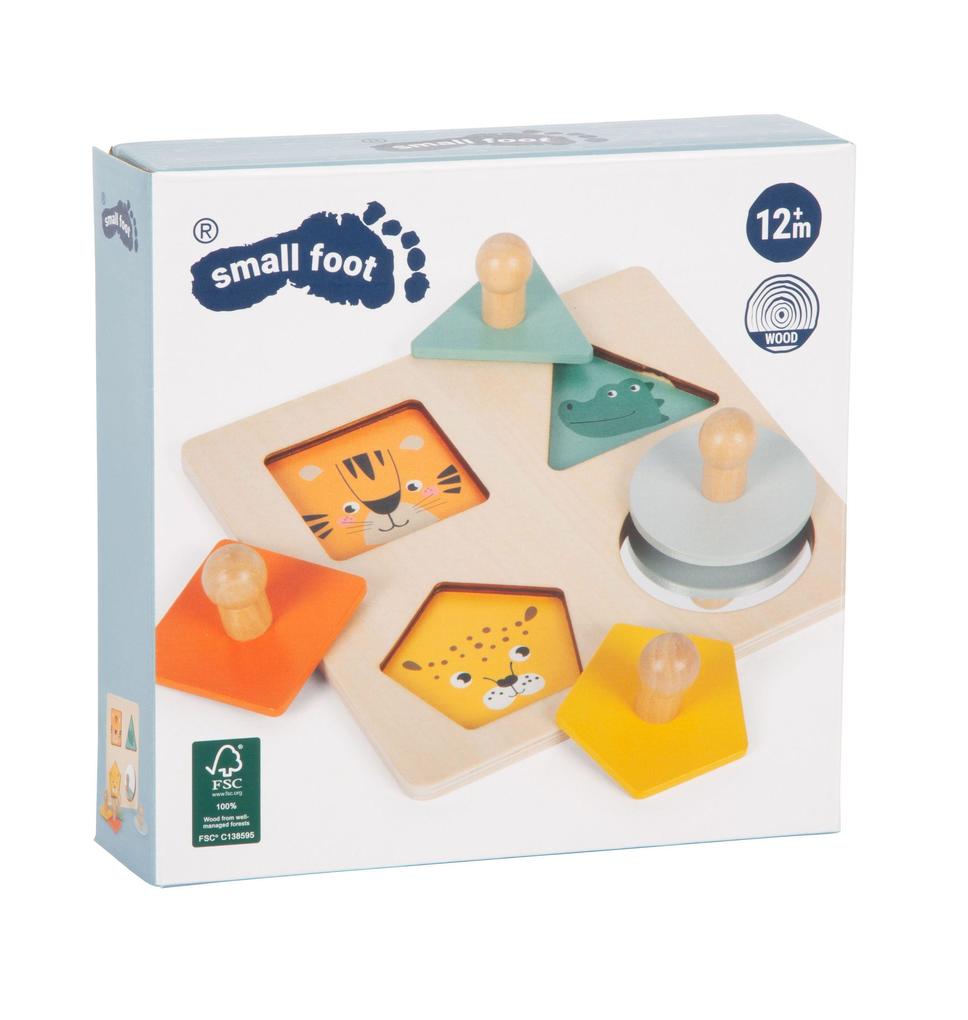 Weitere Ansicht: Montessori Setzpuzzle Formen und Motive
