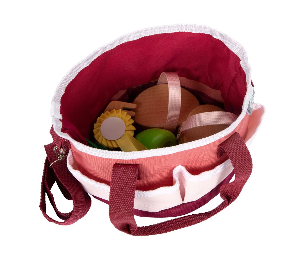Weitere Ansicht: Pferdepflegeset mit Tasche rot