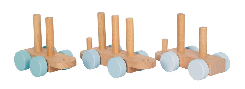 Weitere Ansicht: Holzzug blau