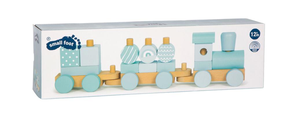 Weitere Ansicht: Holzzug blau