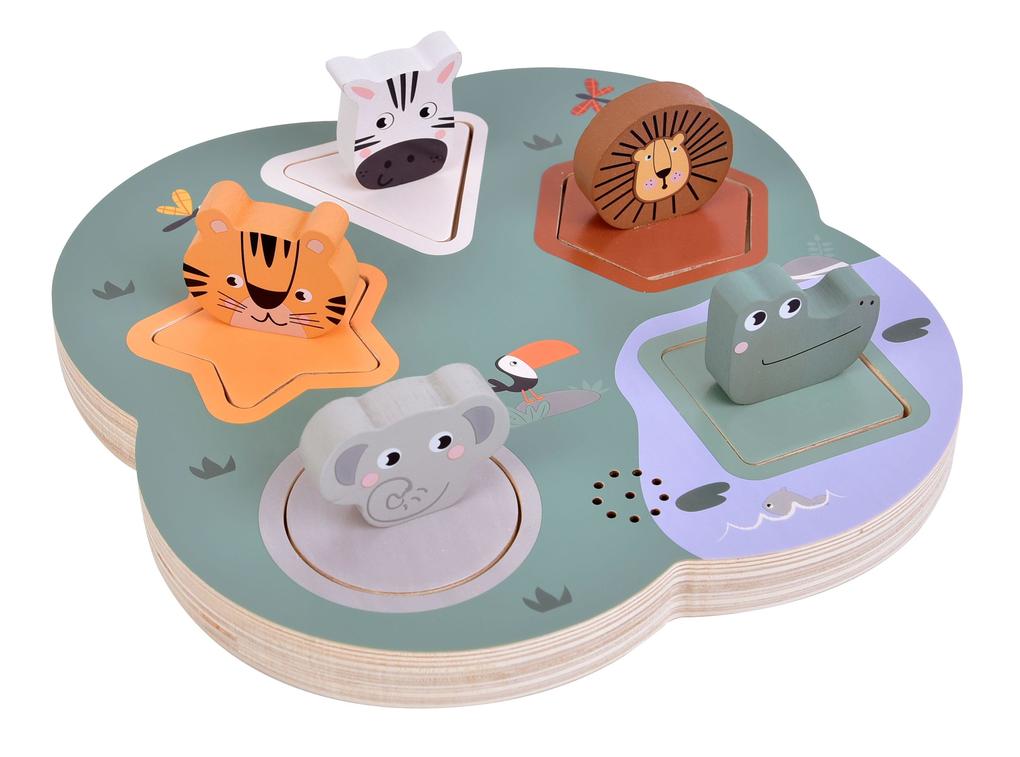 Weitere Ansicht: Setzpuzzle 3D Tierlaute "Safari"