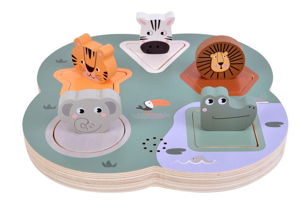 Weitere Ansicht: Setzpuzzle 3D Tierlaute "Safari"