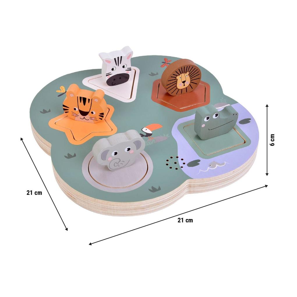 Weitere Ansicht: Setzpuzzle 3D Tierlaute "Safari"