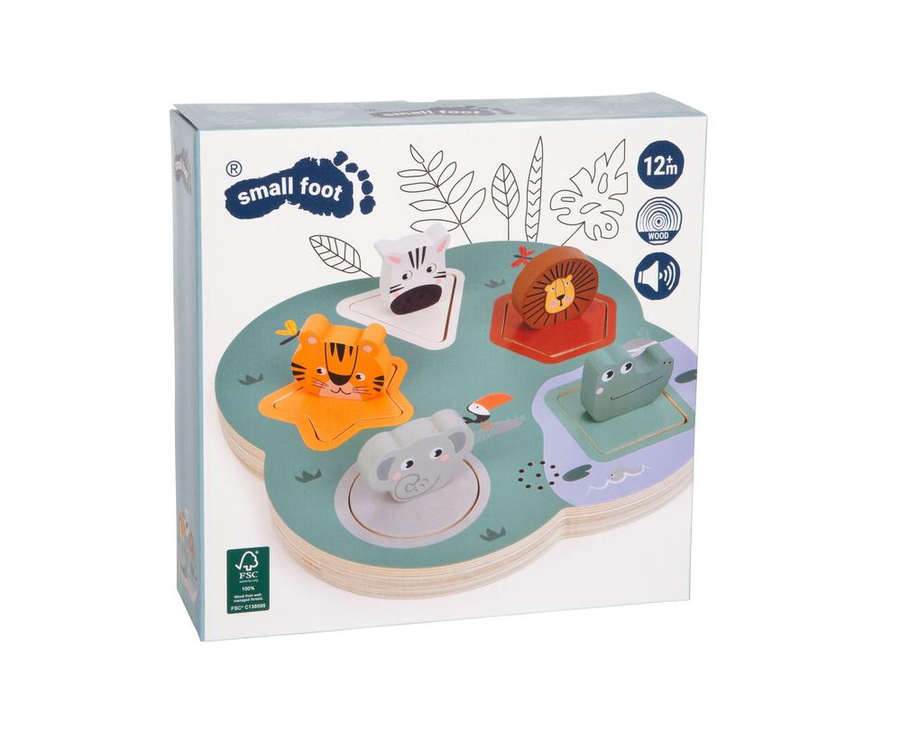 Weitere Ansicht: Setzpuzzle 3D Tierlaute "Safari"