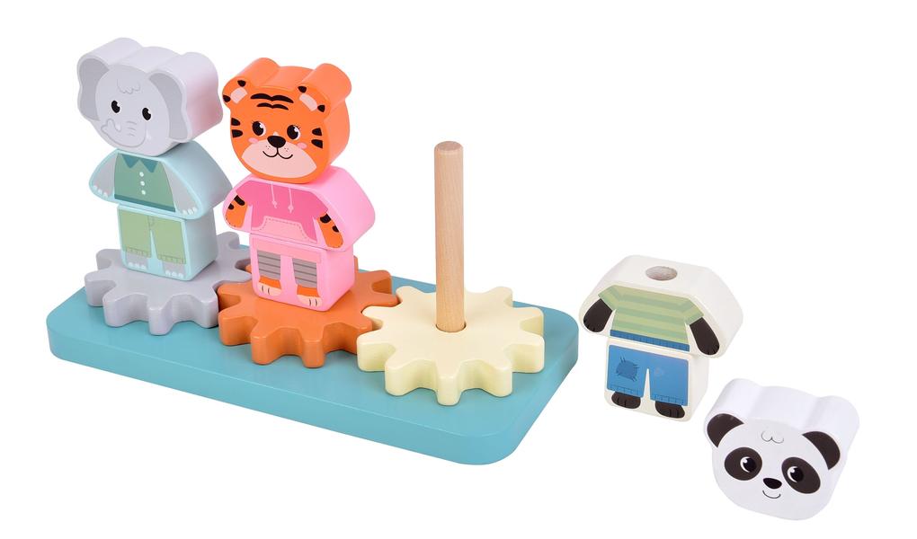 Weitere Ansicht: Stapelspiel mit Zahnrad "Jungle Friends"