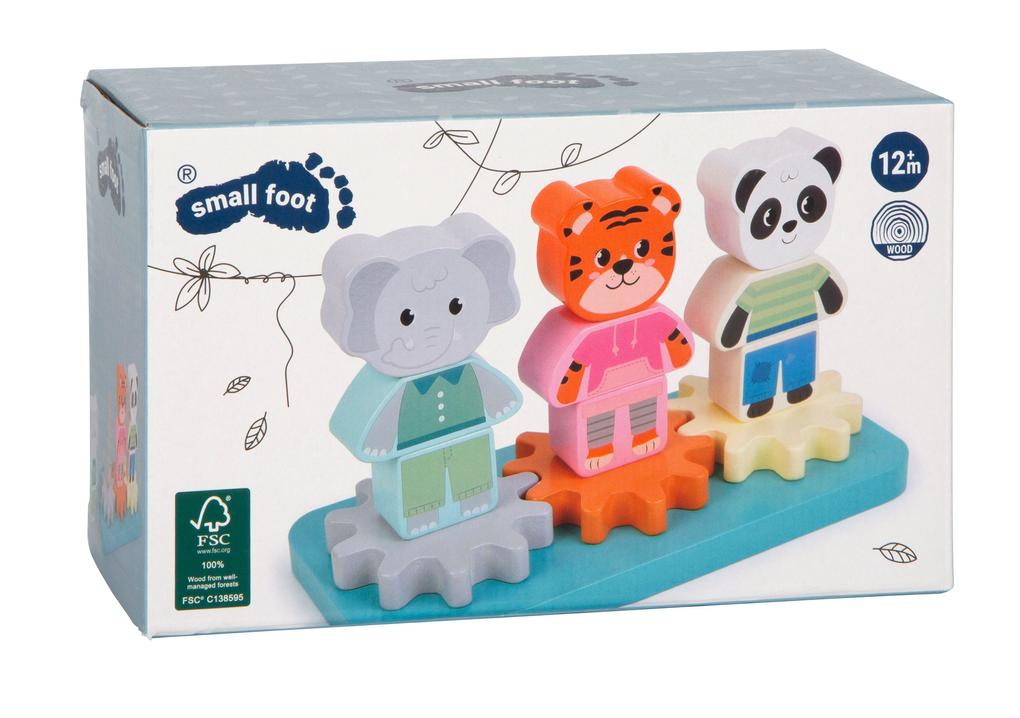 Weitere Ansicht: Stapelspiel mit Zahnrad "Jungle Friends"