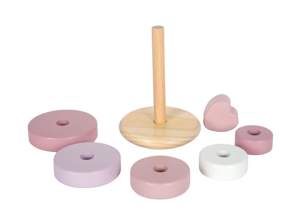 Weitere Ansicht: Stapelturm rosa