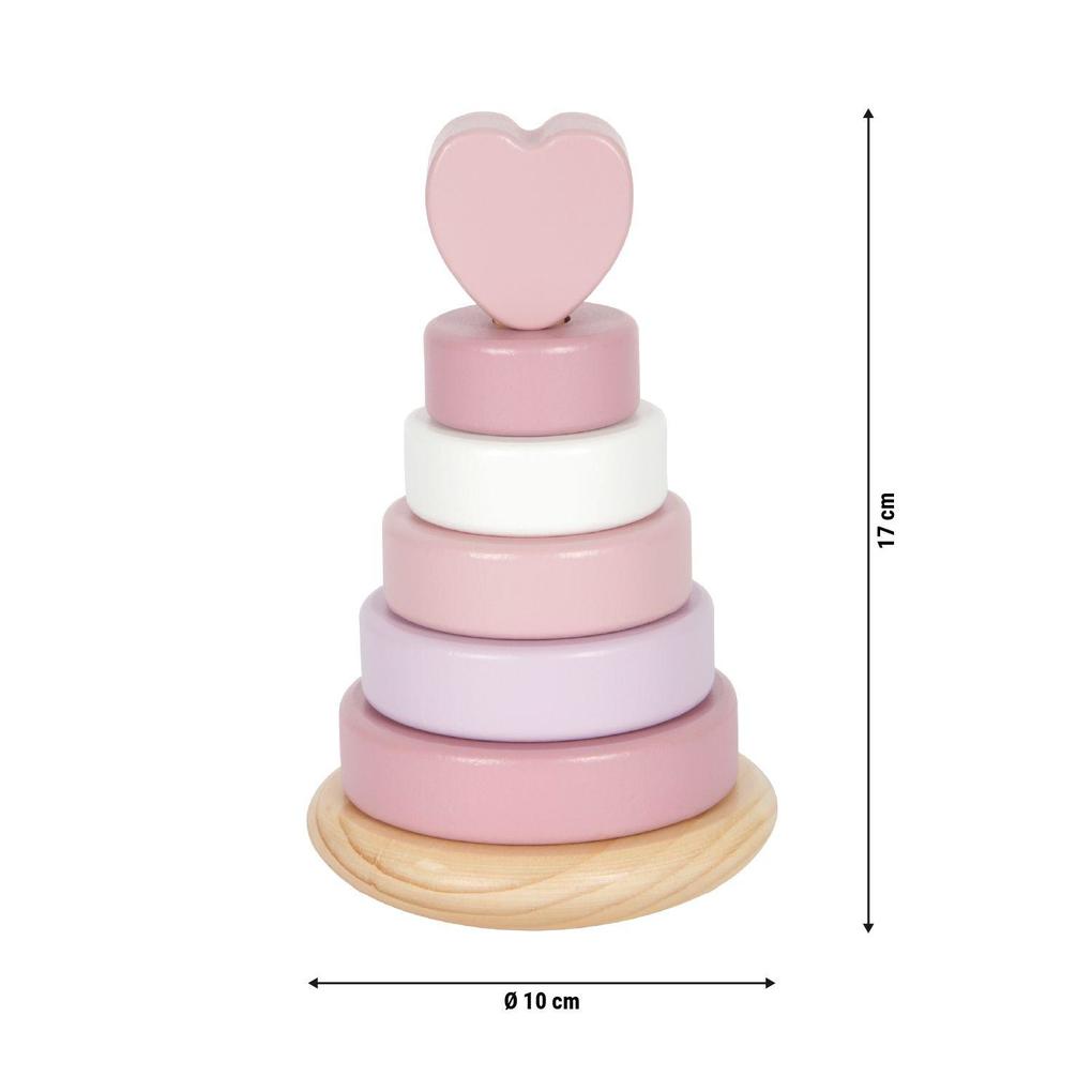 Weitere Ansicht: Stapelturm rosa