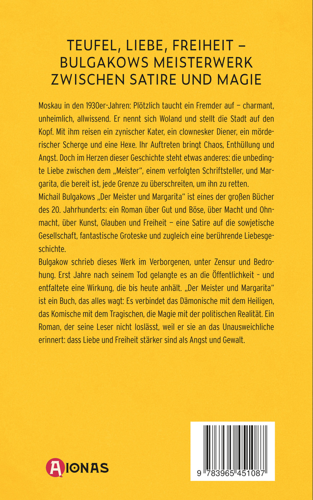 Weitere Ansicht: Meister und Margarita. Ein Roman. Michail Bulgakow | Michail Bulgakow