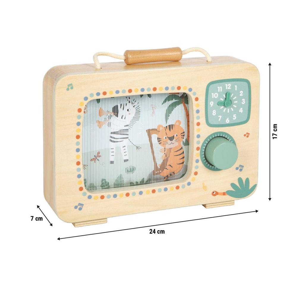 Weitere Ansicht: Spieluhr Fernseher "Safari"