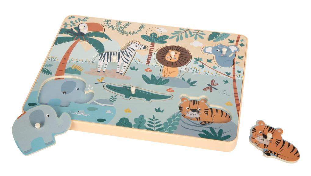 Weitere Ansicht: Setzpuzzle Tierlaute "Safari"