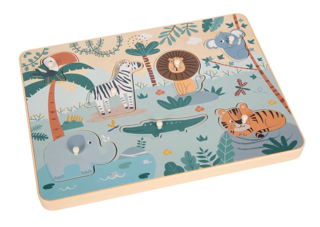 Weitere Ansicht: Setzpuzzle Tierlaute "Safari"