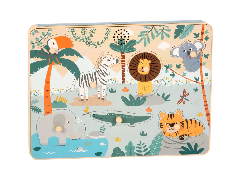 Weitere Ansicht: Setzpuzzle Tierlaute "Safari"