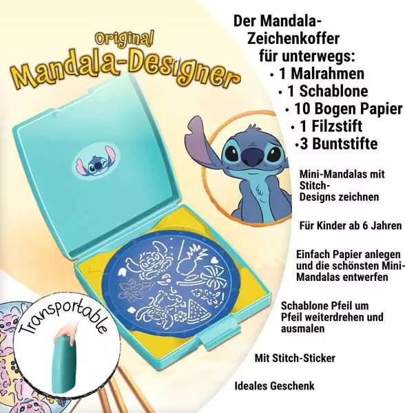 Weitere Ansicht: Mandala-Designer Mini Disney Stitch