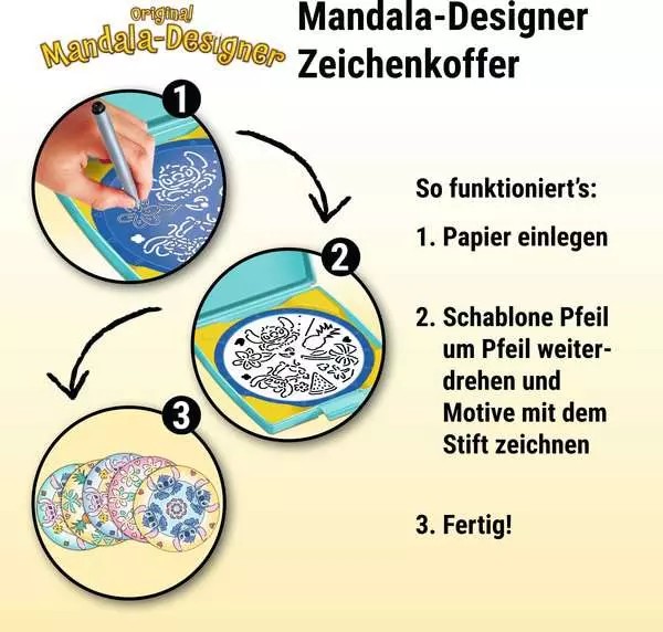 Weitere Ansicht: Mandala-Designer Mini Disney Stitch