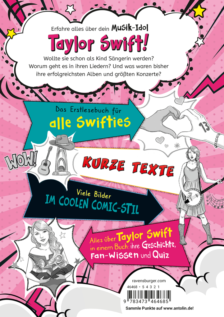 Weitere Ansicht: Pop-Stars. Alles über Taylor Swift. Vom Gesangs-Talent zum Megastar | Anja Kiel