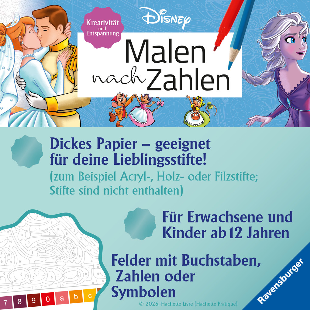 Weitere Ansicht: Disney Malen nach Zahlen - Familie