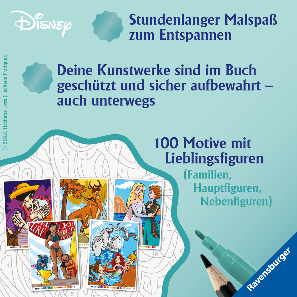 Weitere Ansicht: Disney Malen nach Zahlen - Familie
