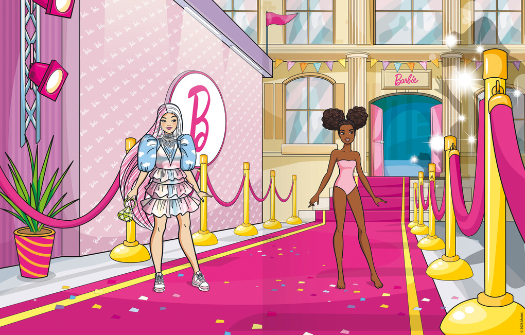 Weitere Ansicht: Mein Ausmalstickerbuch Barbie - Anziehpuppen