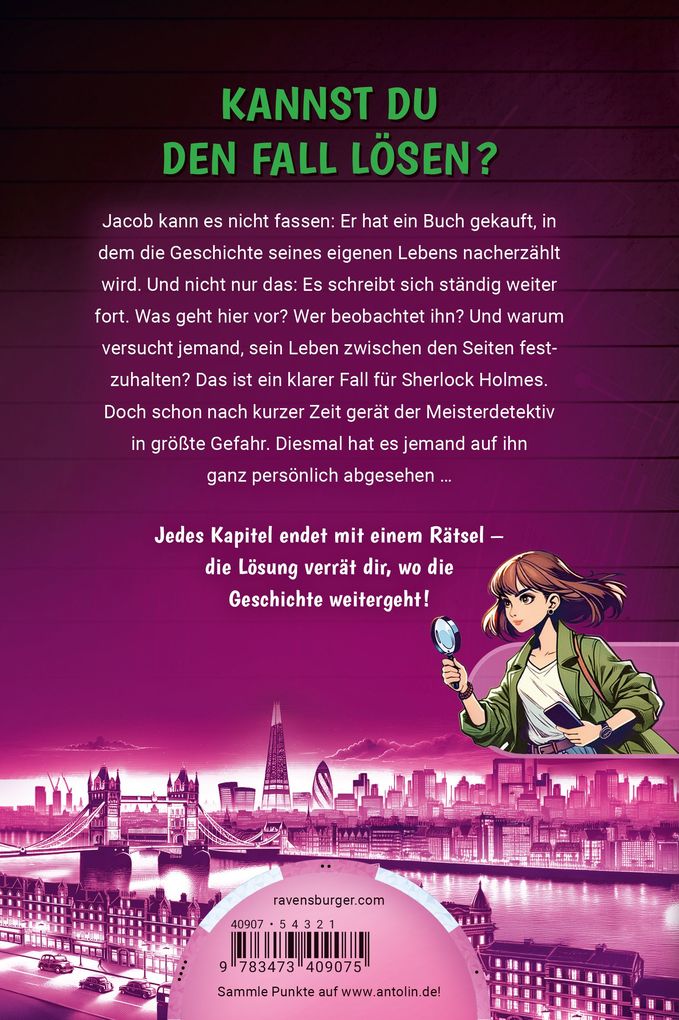 Weitere Ansicht: Sherlock & You, Band 4 - Das Rätsel um das geheimnisvolle Buch | Andrew Lane