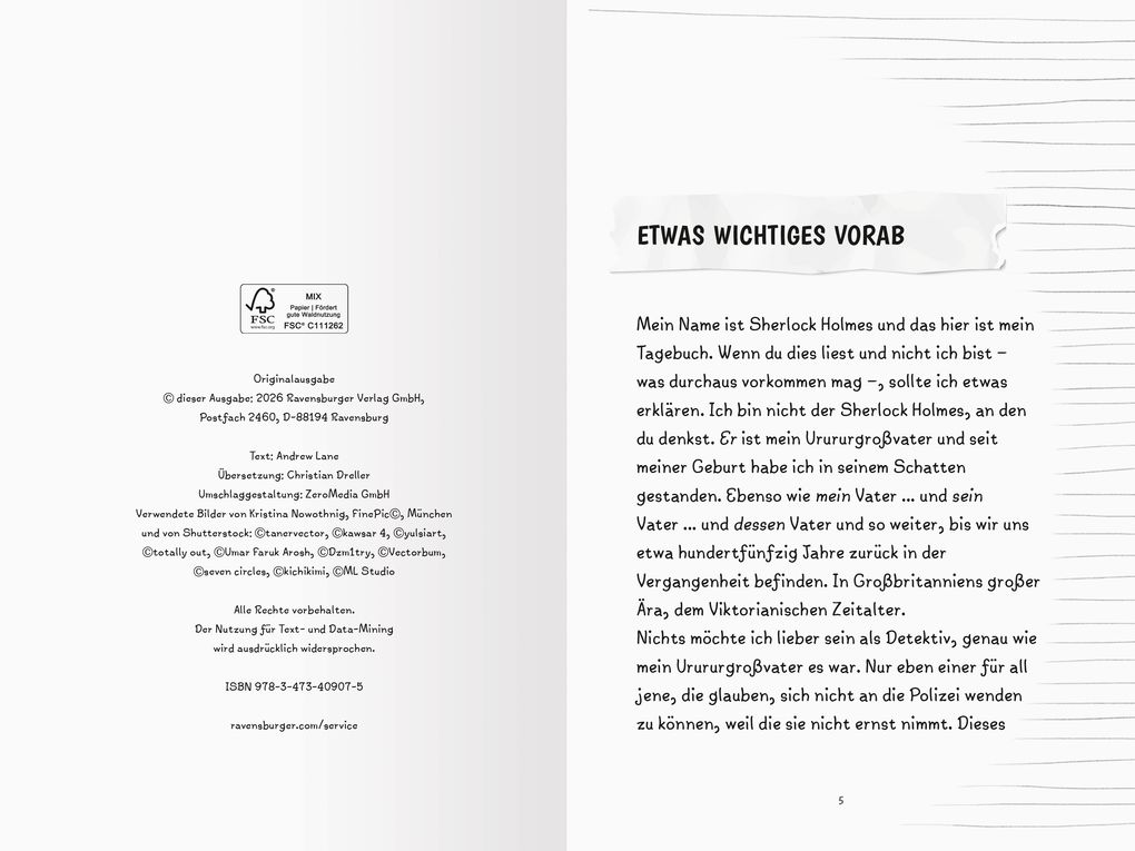 Weitere Ansicht: Sherlock & You, Band 4 - Das Rätsel um das geheimnisvolle Buch | Andrew Lane