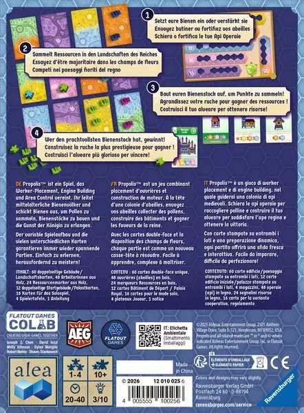 Weitere Ansicht: Propolis - Gesellschaftsspiel & Brettspiel ab 10 Jahre | Molly Johnson, Robert Melvin, Shawn Stankowski