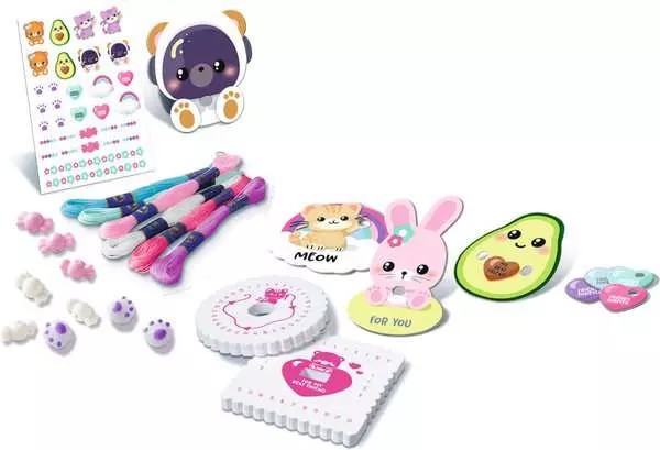 Weitere Ansicht: BeCreative Midi - Freundschaftsbändchen Kumihimo & Tattoos Kawaii