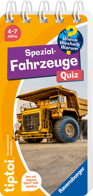 Weitere Ansicht: tiptoi® Wieso? Weshalb? Warum? Quiz - Spezialfahrzeuge