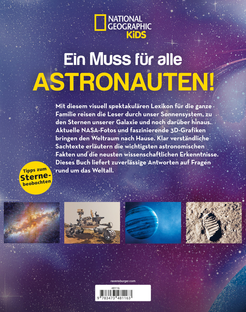 Weitere Ansicht: National Geographic Kids - Lexikon des Weltalls; ein visuell spektakuläres Nachschlagewerk zu Astronomie und Raumfahrt für Kinder ab 8 | David A. Aguilar