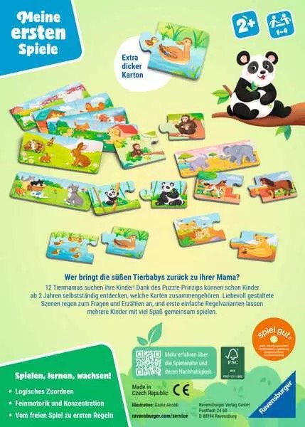 Weitere Ansicht: Tiere und ihre Kinder - Kinderspiel ab 2 Jahre