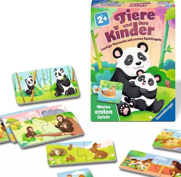 Weitere Ansicht: Tiere und ihre Kinder - Kinderspiel ab 2 Jahre