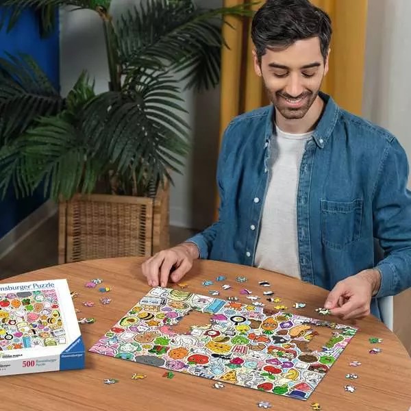 Weitere Ansicht: Erwachsenenpuzzle 500 Teile - Niedliches Kawaii Chaos