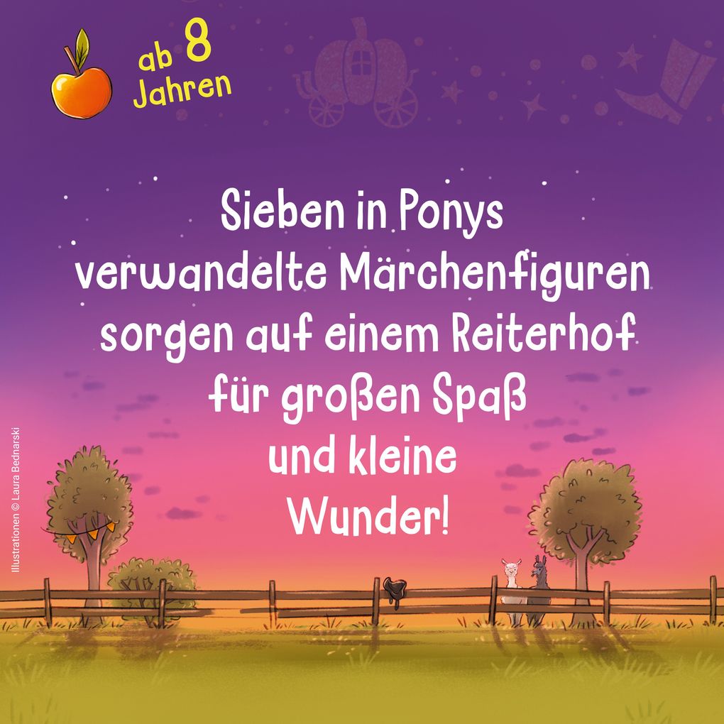 Weitere Ansicht: Die Märchenponys, Band 1 - Schneewittchen hat jetzt vier Hufe | Nicole Roling-Brügging, Nadine Schreiber