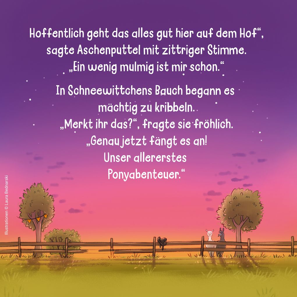 Weitere Ansicht: Die Märchenponys, Band 1 - Schneewittchen hat jetzt vier Hufe | Nicole Roling-Brügging, Nadine Schreiber