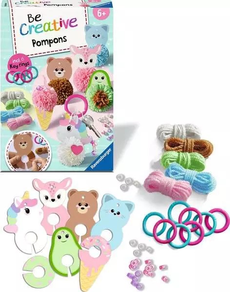 Weitere Ansicht: BeCreative Midi - Pompons Kawaii