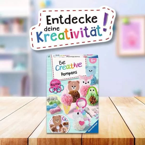 Weitere Ansicht: BeCreative Midi - Pompons Kawaii