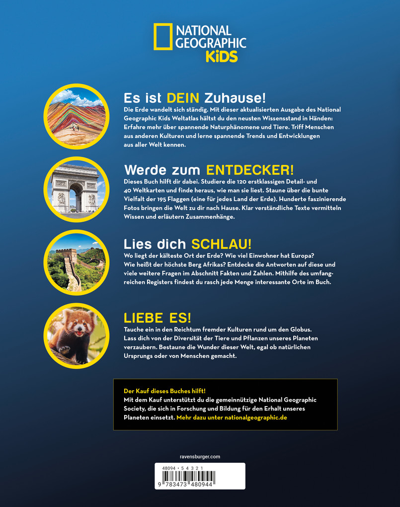 Weitere Ansicht: National Geographic Kids Weltatlas - Fremde Kulturen, großartige Naturwunder und wilde Tiere entdecken: Kinderatlas für Kids ab 8 Jahren