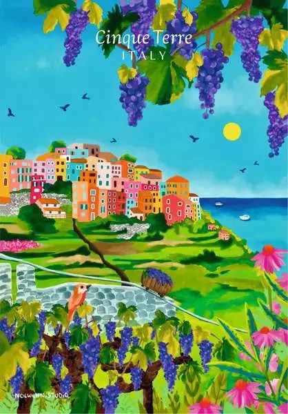 Weitere Ansicht: Erwachsenenpuzzle 99 Teile - Italien
