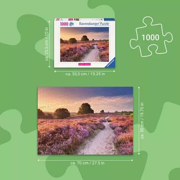 Weitere Ansicht: Erwachsenenpuzzle 1000 Teile - Traumpfad in Rosa