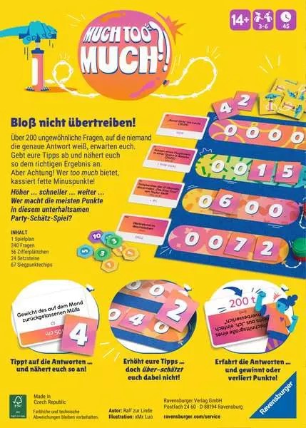 Weitere Ansicht: Much too much?! - Spiele für Erwachsene ab 14 Jahre | Ralf zur Linde