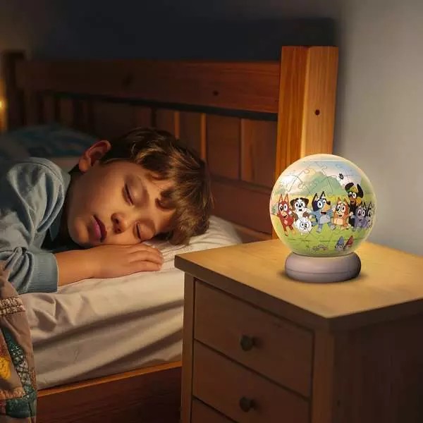 Weitere Ansicht: 3D Puzzle-Ball Nachtlicht Bluey